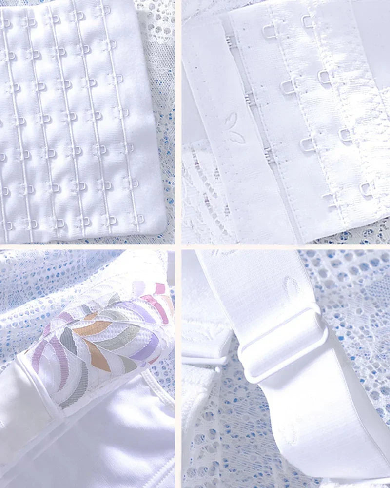 pack of 3 Women Side Support Longline Corset Wire-free Push Up Bra