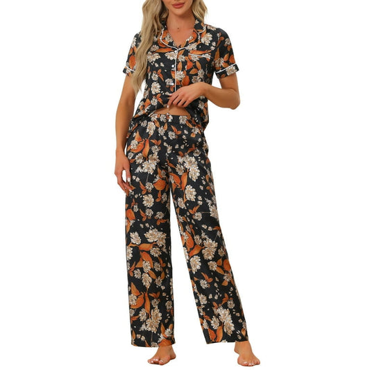 BLS Floral Fall Summer Night Dress PJ