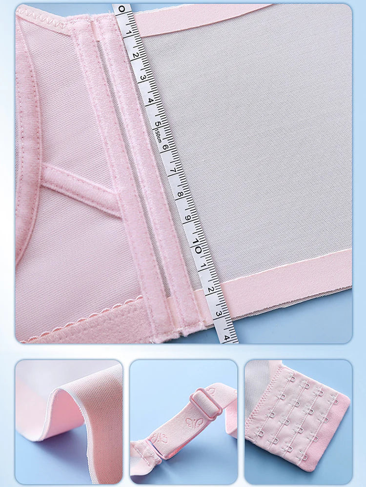 Pack Of 3 Summer Thin Wireless Bra with Minimizing Effect