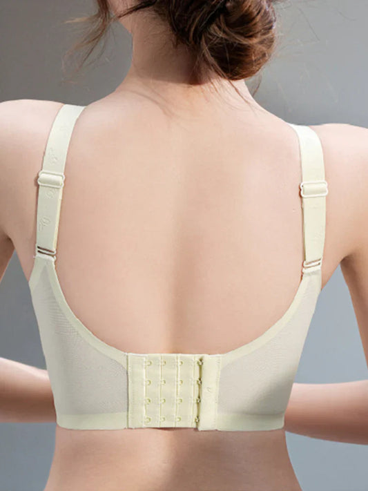 Pack Of 3 Summer Thin Wireless Bra with Minimizing Effect