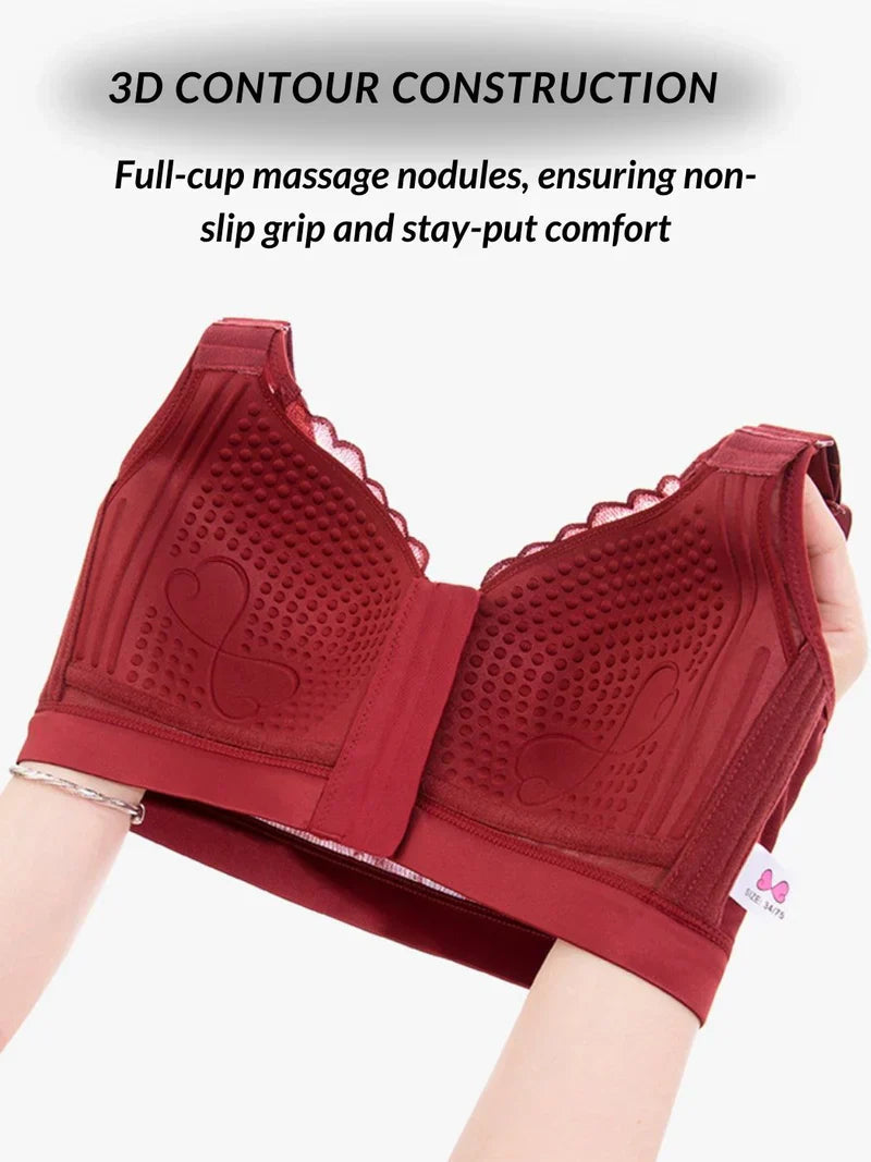 Pack of 3 Seamless Lace Minimizer Bra