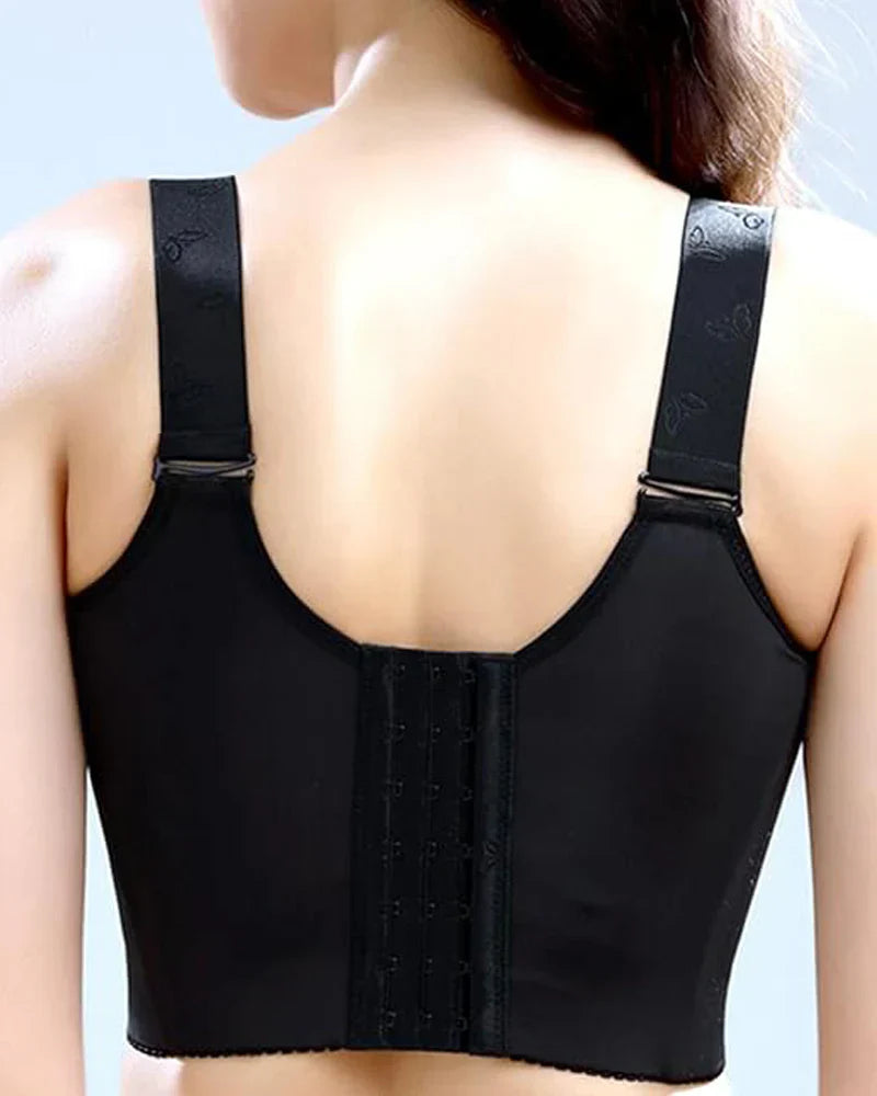 pack of 3 Women Side Support Longline Corset Wire-free Push Up Bra