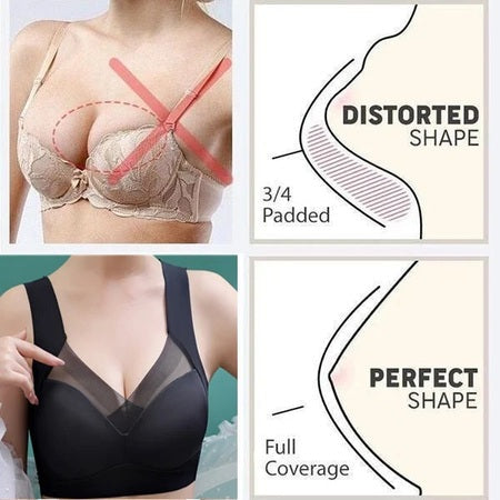 Pack of 3 - Seamless Sexy Push Up Wireless Bra