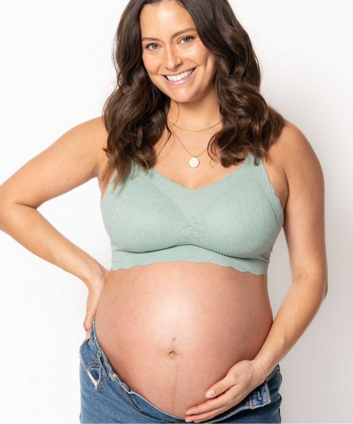 PACK OF 3: Sea Glass Lace Nursing Bra