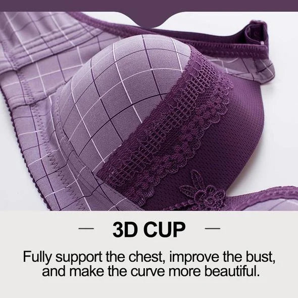 PACK OF 3 beautiful back comfort type no steel ring bra