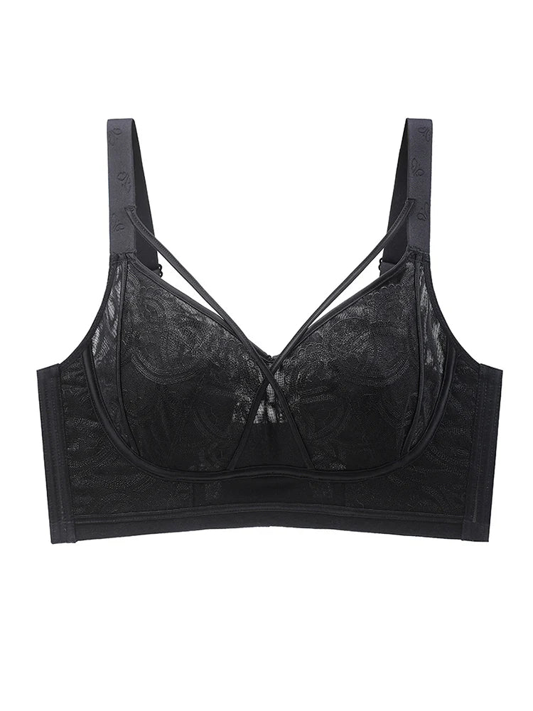 Pack Of 3 Summer Thin Wireless Bra with Minimizing Effect