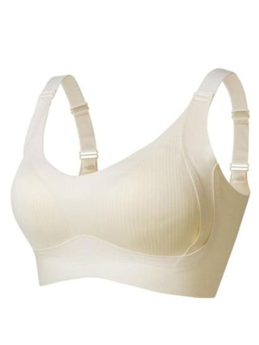 Wireless Ribbed Bras for Women – Pack of 3
