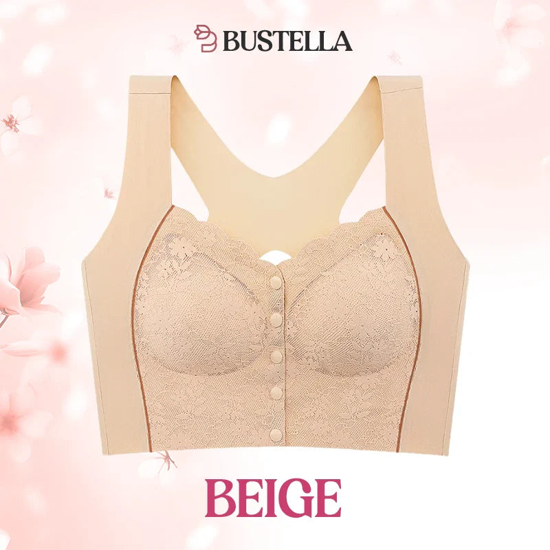 PACK OF 3: Bustella  Button-Up Comfy Shaping Posture Corrector Bra.