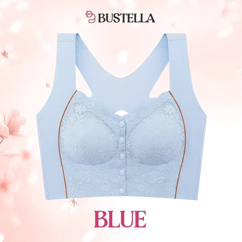 PACK OF 3: Bustella  Button-Up Comfy Shaping Posture Corrector Bra.