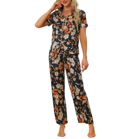 BLS Floral Fall Summer Night Dress PJ
