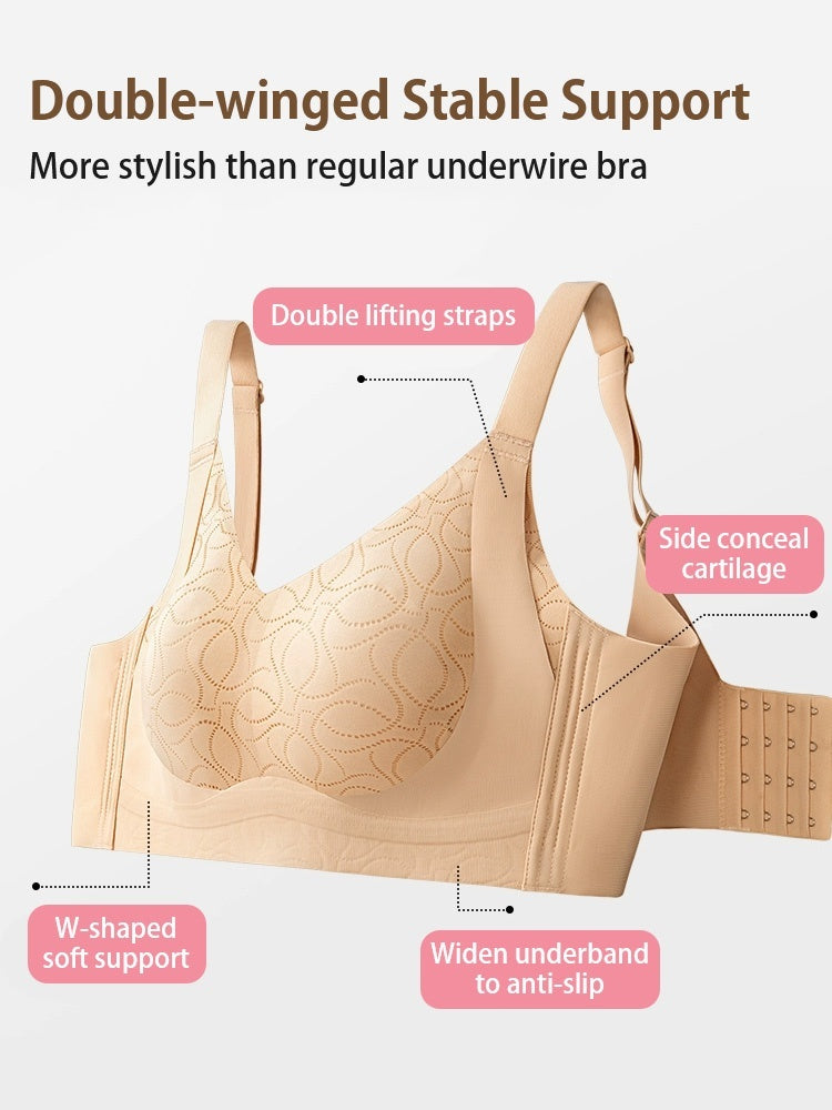 PACK OF 3:  VEIMIA Lifting Minimizer Bra For Big Breasts Anti-sagging, Ultra-thin Cups With Invisible Foundation Color Design