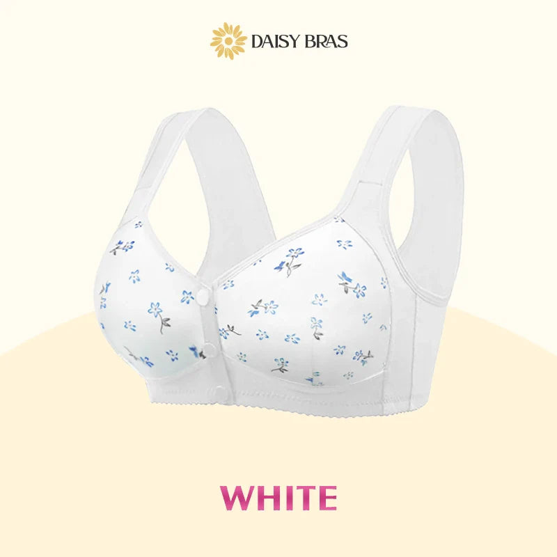 Daisy Comfort Bra – Pack of 3 (Front Button Edition)