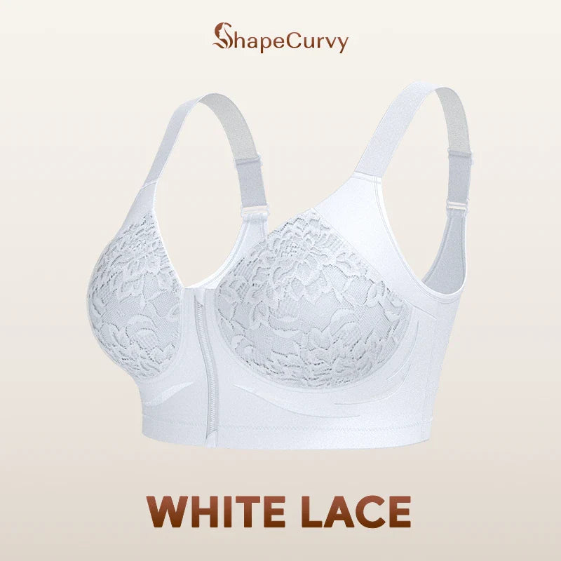 Pack of 3 ShapeCurvy Zip-Front Shaper Bra