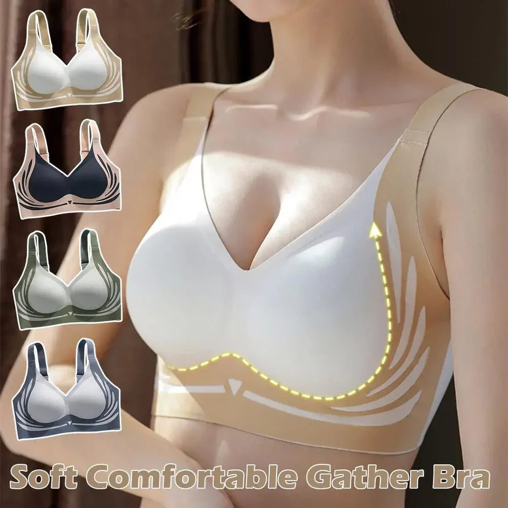 PACK OF 3 Powerful Push-Up Seamless Bra