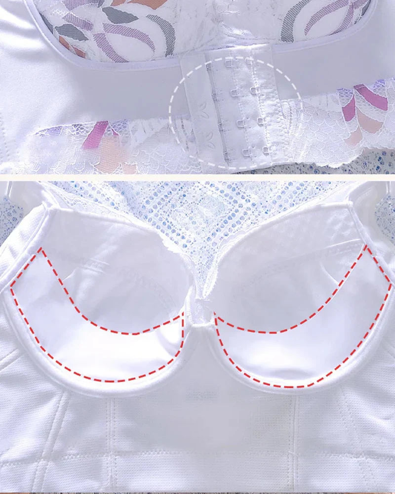 pack of 3 Women Side Support Longline Corset Wire-free Push Up Bra