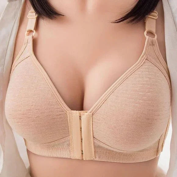 PACK OF 3 High Quality Women Front Closure Wireless Lingerie Push Up Bra