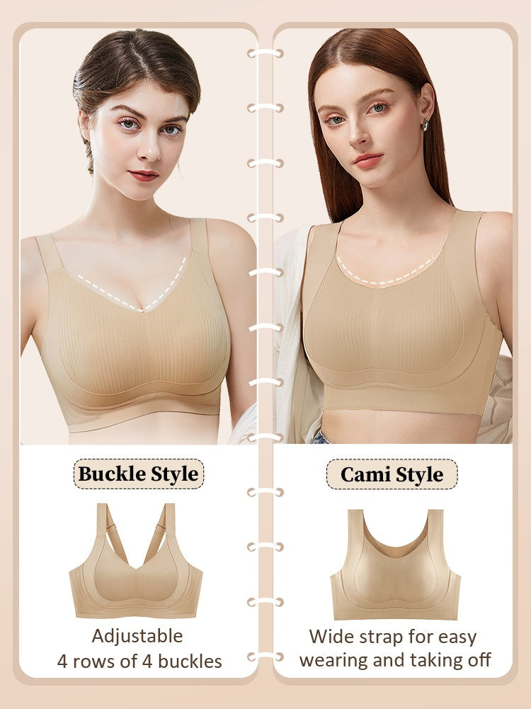 PACK OF 3: VEIMIA Wireless Cami Bras – No Buckles