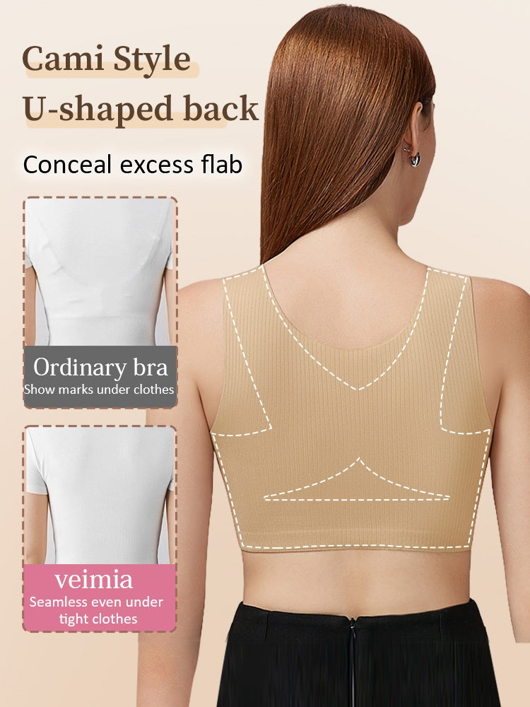 PACK OF 3: VEIMIA Wireless Cami Bras – No Buckles