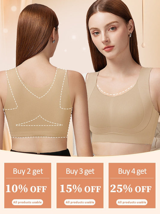 PACK OF 3: VEIMIA Wireless Cami Bras – No Buckles